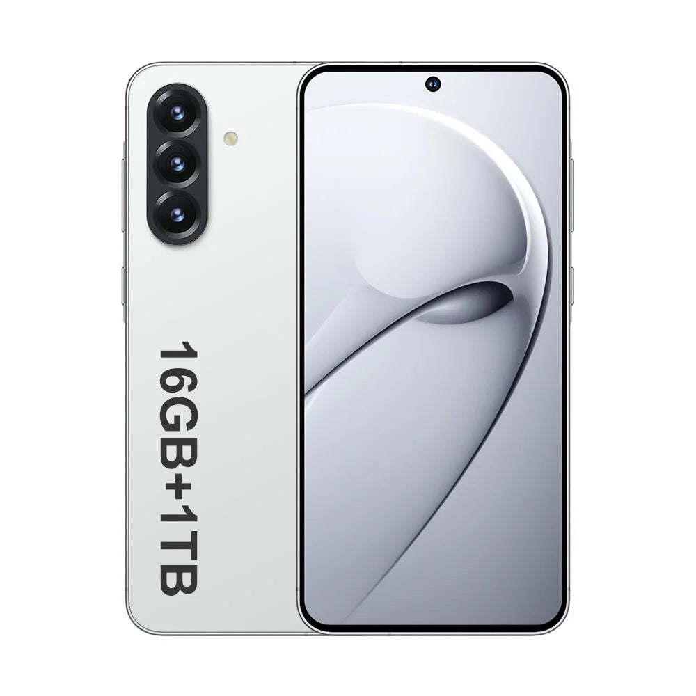 A56 5G Smartphone, 16GB RAM, 1TB Storage, Dual SIM - Tidesmit White 16g 1TB Tidesmit