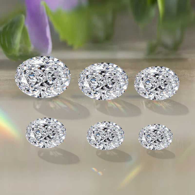 Starsgem Oval Diamante 1ct 2ct 3ct D VS1  VVS2 HPHT CVD IGI Certified Lab Grown Diamond