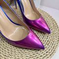 Red Black Gradient Women Pointed Toe Shoes 8CM 10CM 12CM Size 34-46 Elegant Stiletto Pumps for Formal Dress Sexy High Heels