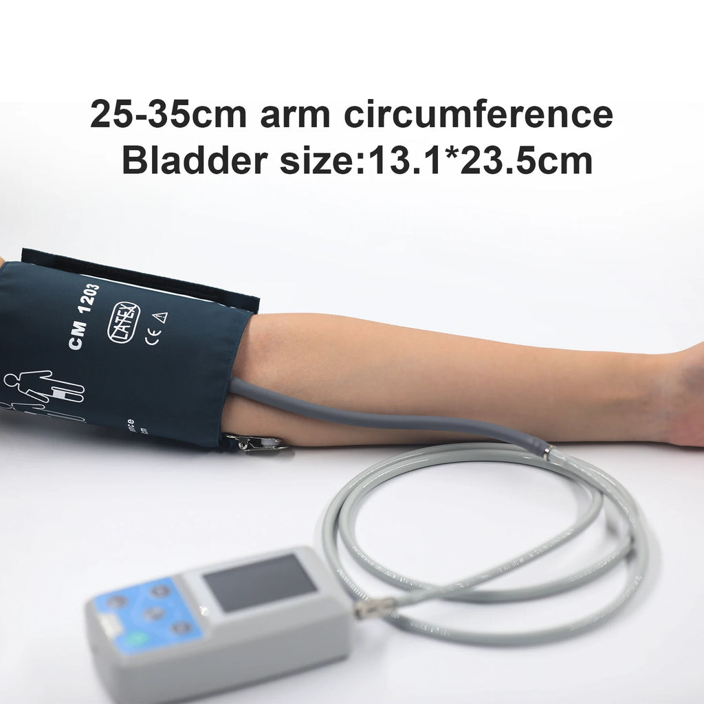 Arm Ambulatory Blood Pressure Monitor 24hours NIBP Holter CONTEC ABPM50+ Adult,Child ,Large ,3 Cuffs, Free PC Software