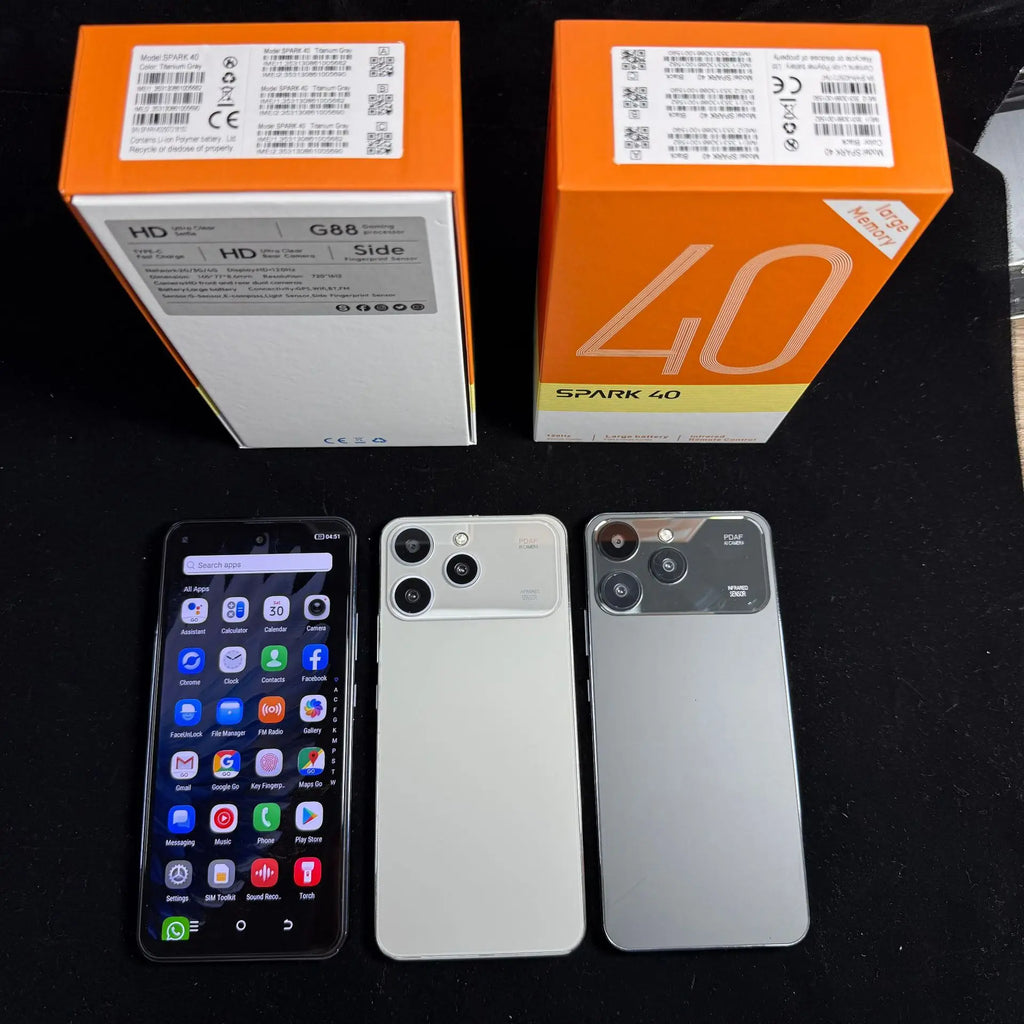 Spark 40 5G smartphone with 16GB RAM, 1TB storage, 108MP camera, and fast charging in new design, gallery view 2