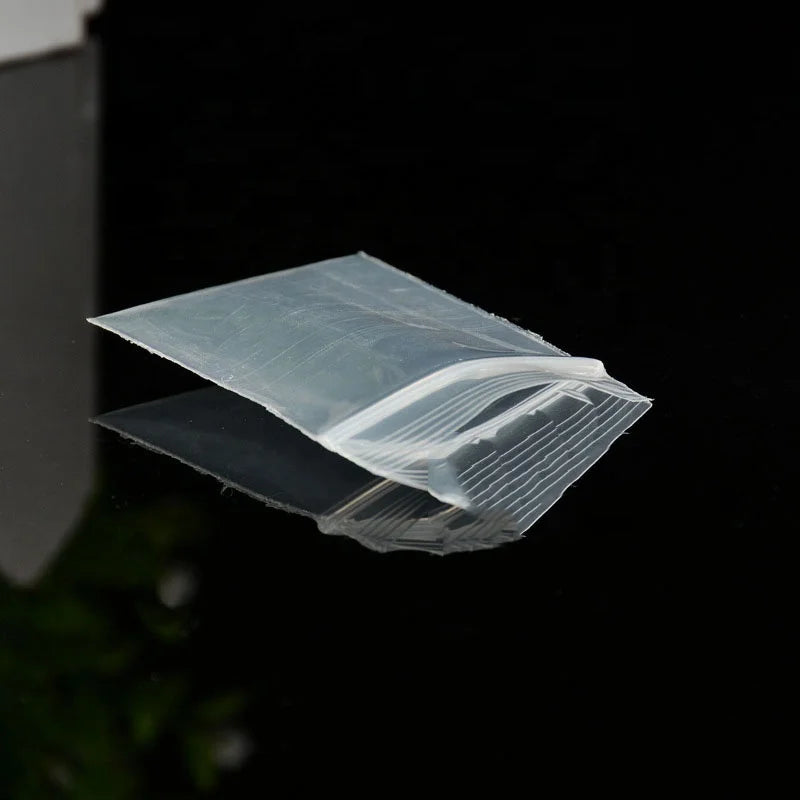 1000PCS Per Bag 1MIL 2MIL 4MIL 6MIL Small Cear Reclosable Poly Mini Ziplock Bag