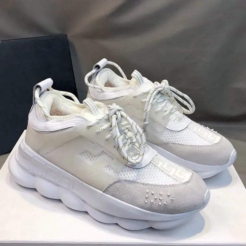 Designer Fashion Men's & Women's Luxury Casual Sneakers Retro Style Running Walking Shoes for Summer High Quality Tenis Zapatos