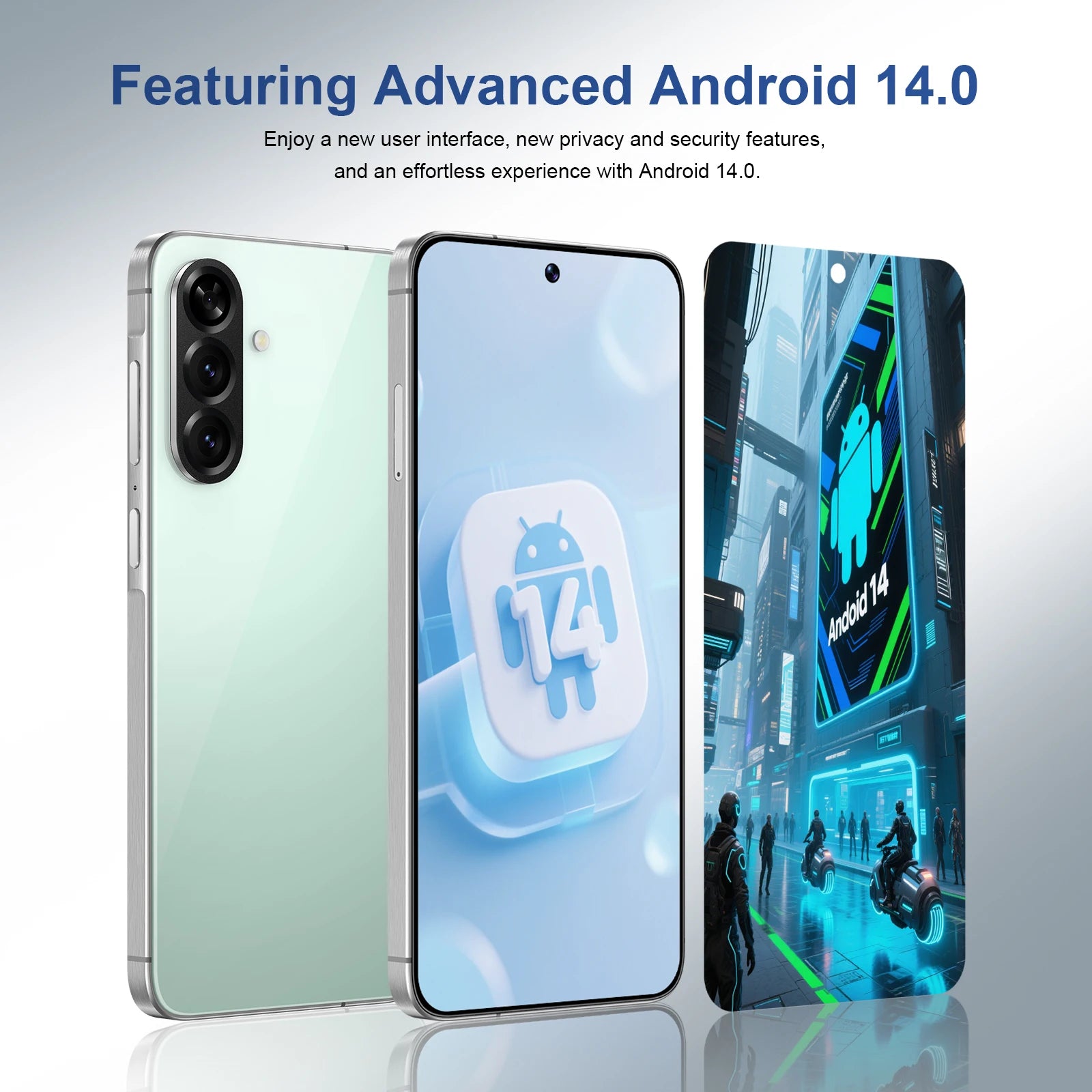 Tidesmit 5G Smartphone, 7.3 Inch OLED, 16GB RAM, 1TB Unlocked Tidesmit