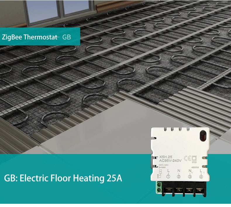 ZigBee Thermostat Temperature Controller Water/Electric Floor Heating Gas Boiler GA/GB 25A/GC Smart Life Tuya Alexa Google Home