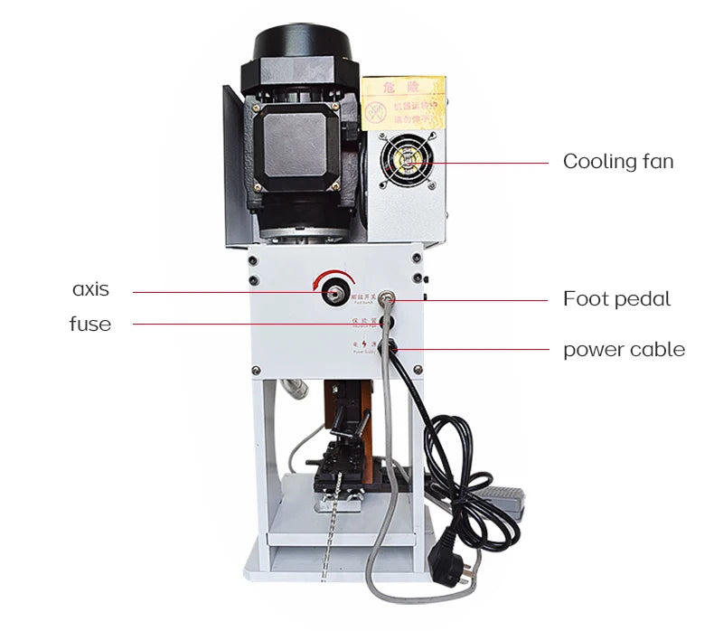 Terminal Crimping Machine With OTP Mold Blades Set Automatic Cable Wire Terminal Crimper Wire Processing Equipment 1.5T/2T/3T