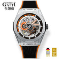 BONEST GATTI  Hot Sale Japan Citizen Movement Men Fashion Sport Automatic Mechanical Watch