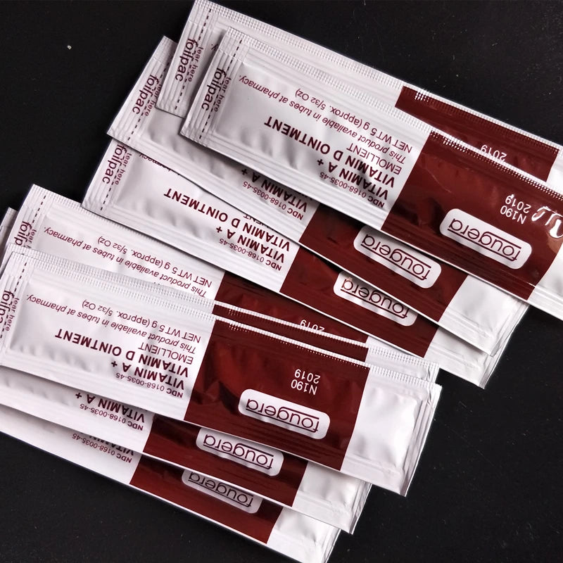 Fougera Vitamin A D Tattoo Aftercare Ointment for skin healing, anti-scar, and PMU eyebrow lip repair by Tidesmit.