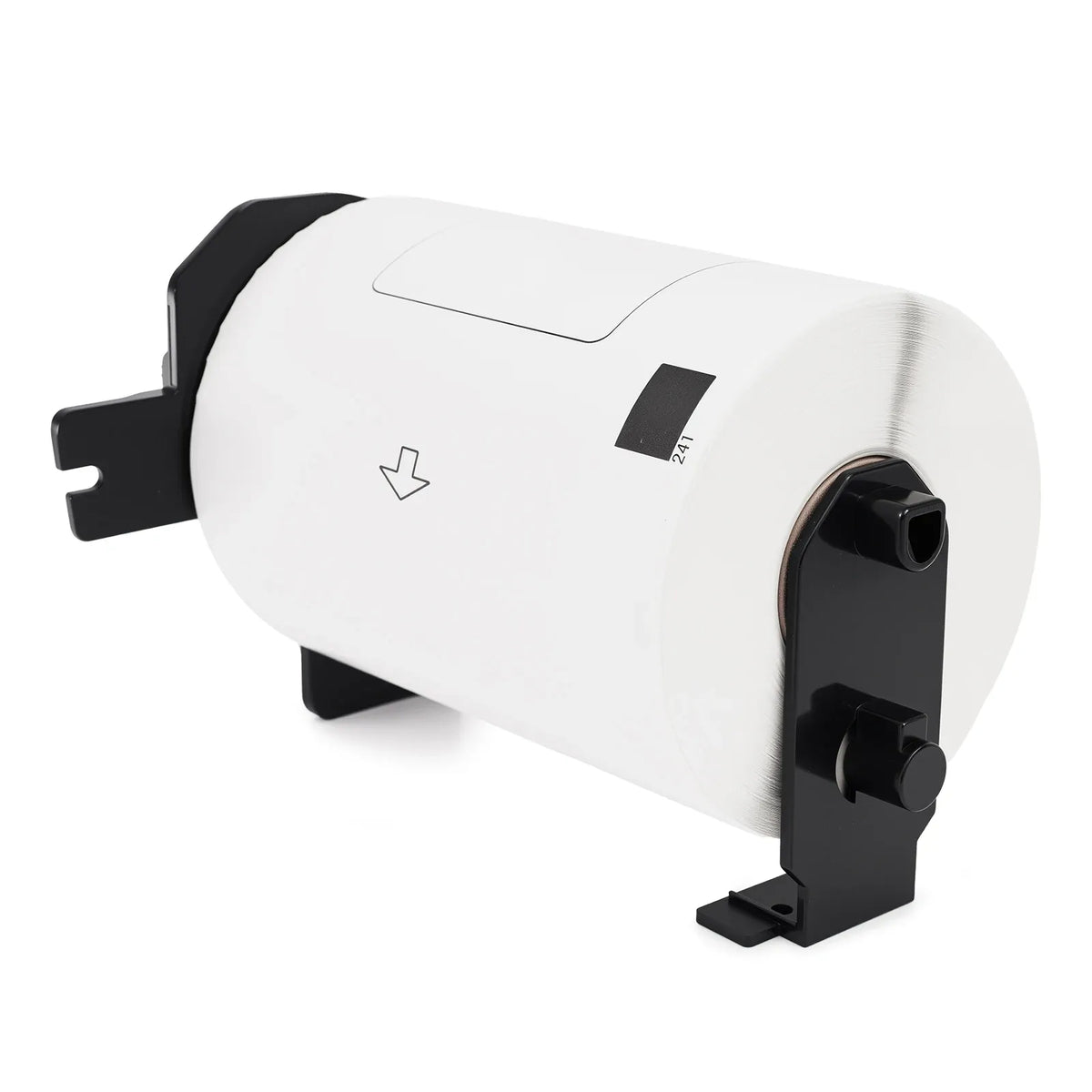White thermal shipping label tape roll for QL printer, DK-11241 format