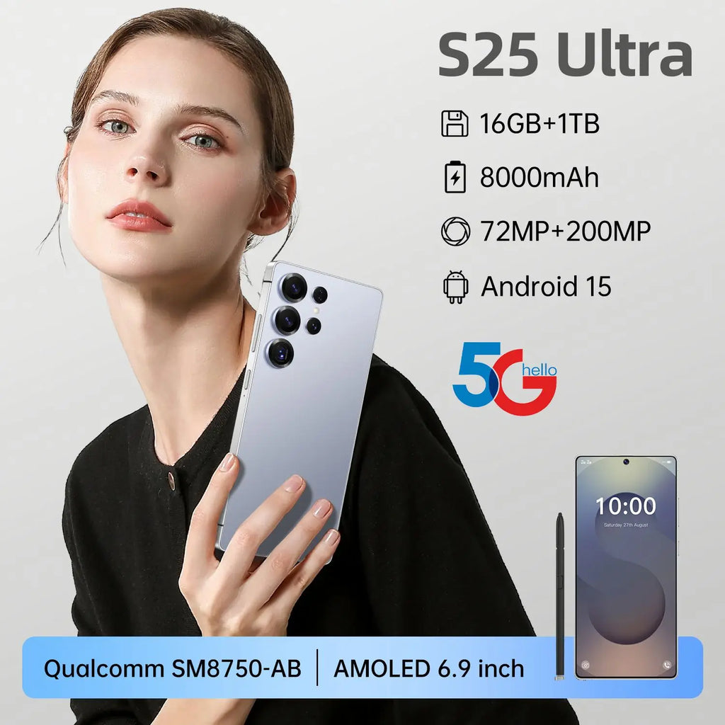 Android 15 Smartphone 1TB Storage 6.9 Inch Display - Tidesmit Tidesmit