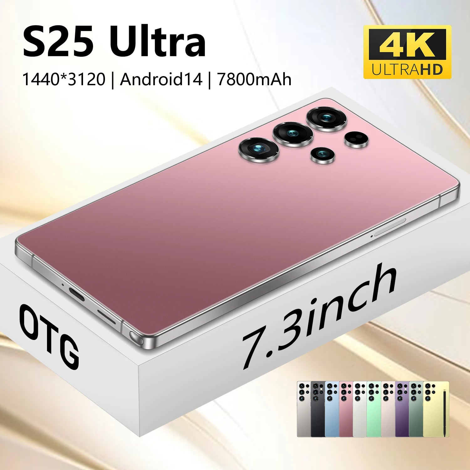 Hot Selling S25 ULTRA 16GB+1TGB 7.3 Inch Phone Original Full Display Android 14.0 Mobile Cell Smart Phone - Tidesmit