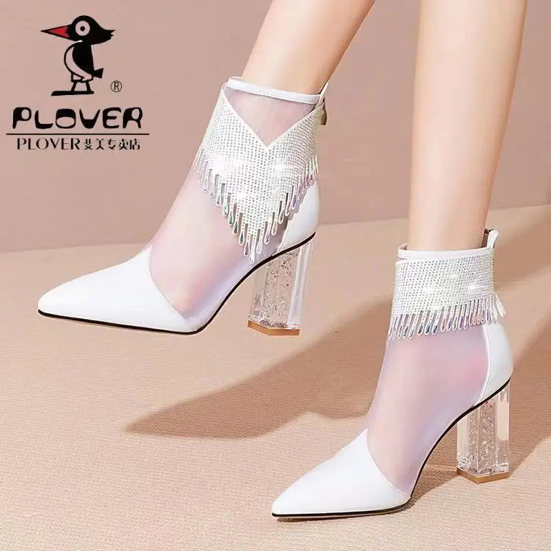 Very Popular Lace Heels for Women's Wedding Reception