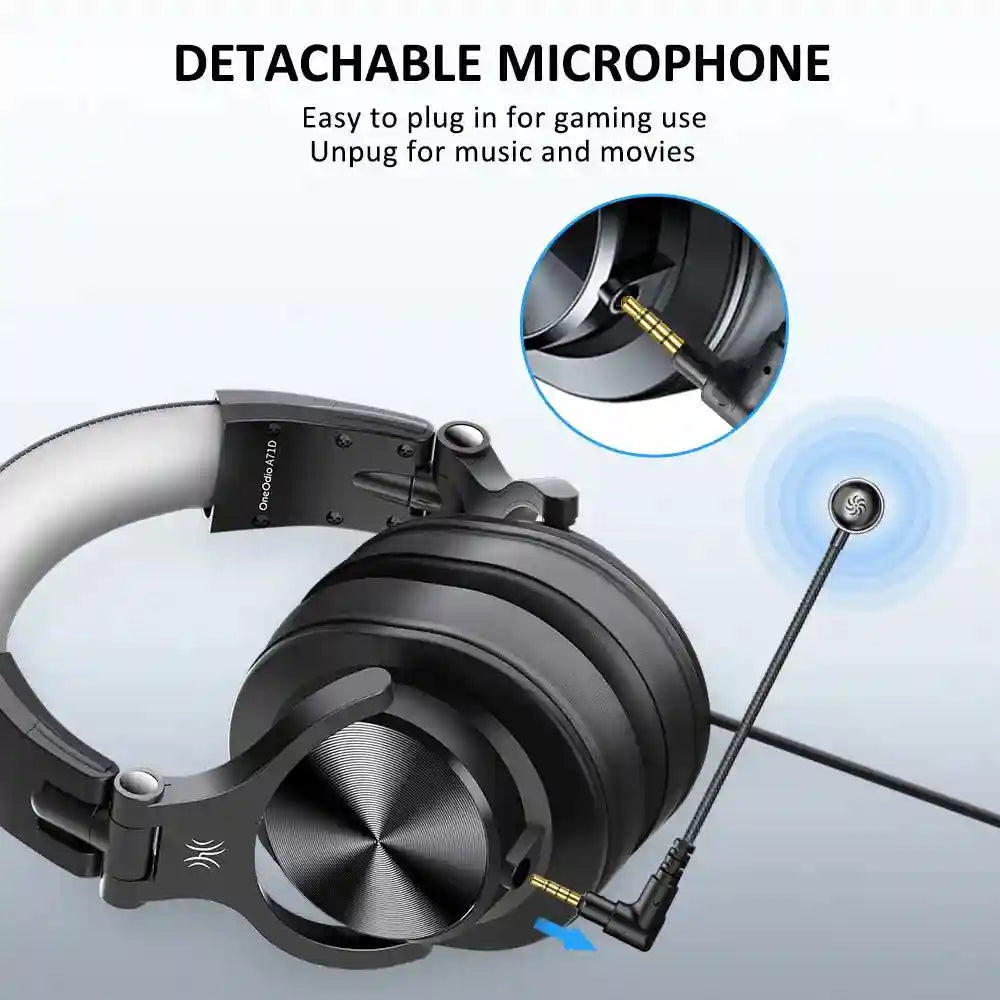 Wired Gaming Headset with Detachable Mic and Hi-Res Audio Tidesmit