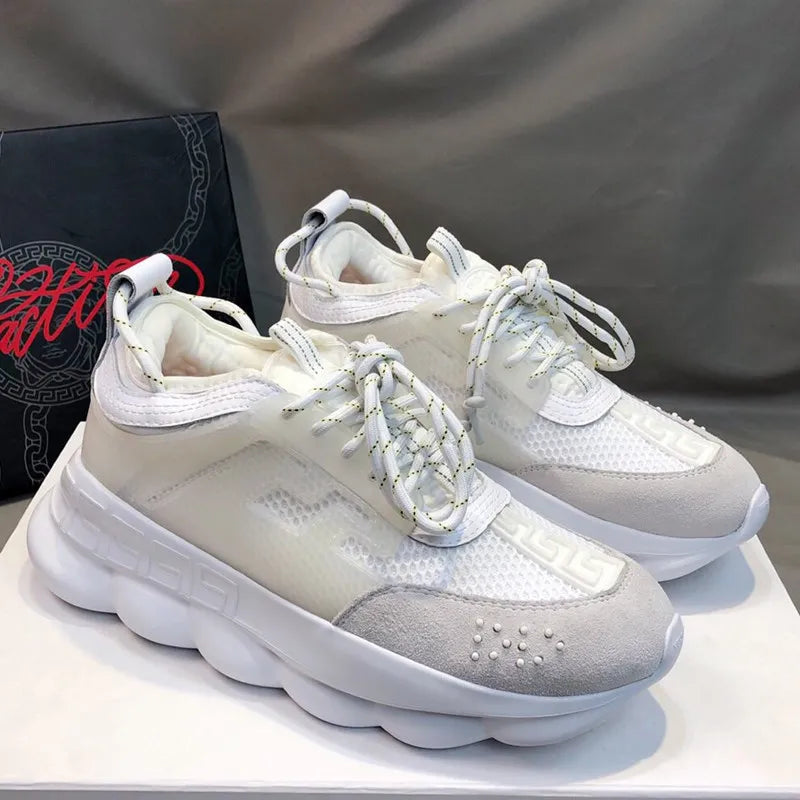 Designer Fashion Men's & Women's Luxury Casual Sneakers Retro Style Running Walking Shoes for Summer High Quality Tenis Zapatos
