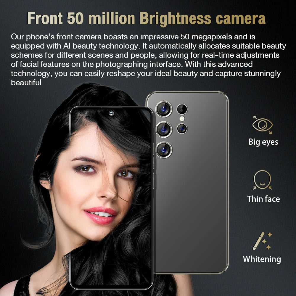 Refurbished S24 Ultra 5G CDMA DualSIM smartphone with 16GB RAM and 1TB storage for global use