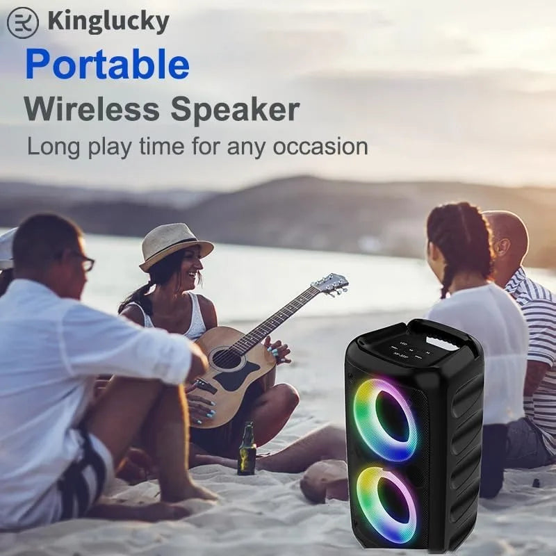 Best Selling Kinglucky Bluetooth Speaker HY-3317 Wireless Speaker High Power US Local Store Home Karaoke Wireless Speaker My Store