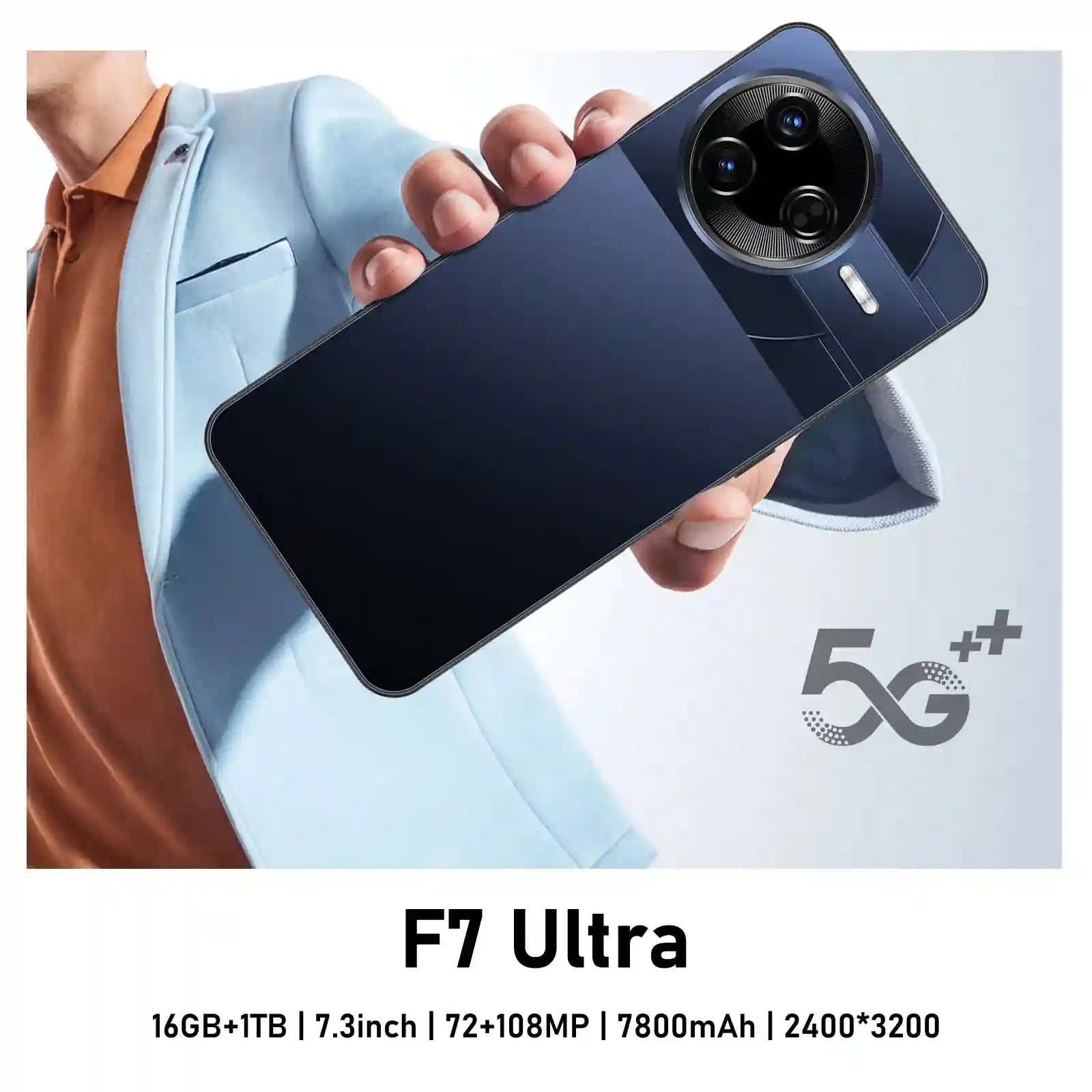 Tidesmit 5G Android 15 Smartphone, 1TB Storage, 16GB RAM Tidesmit