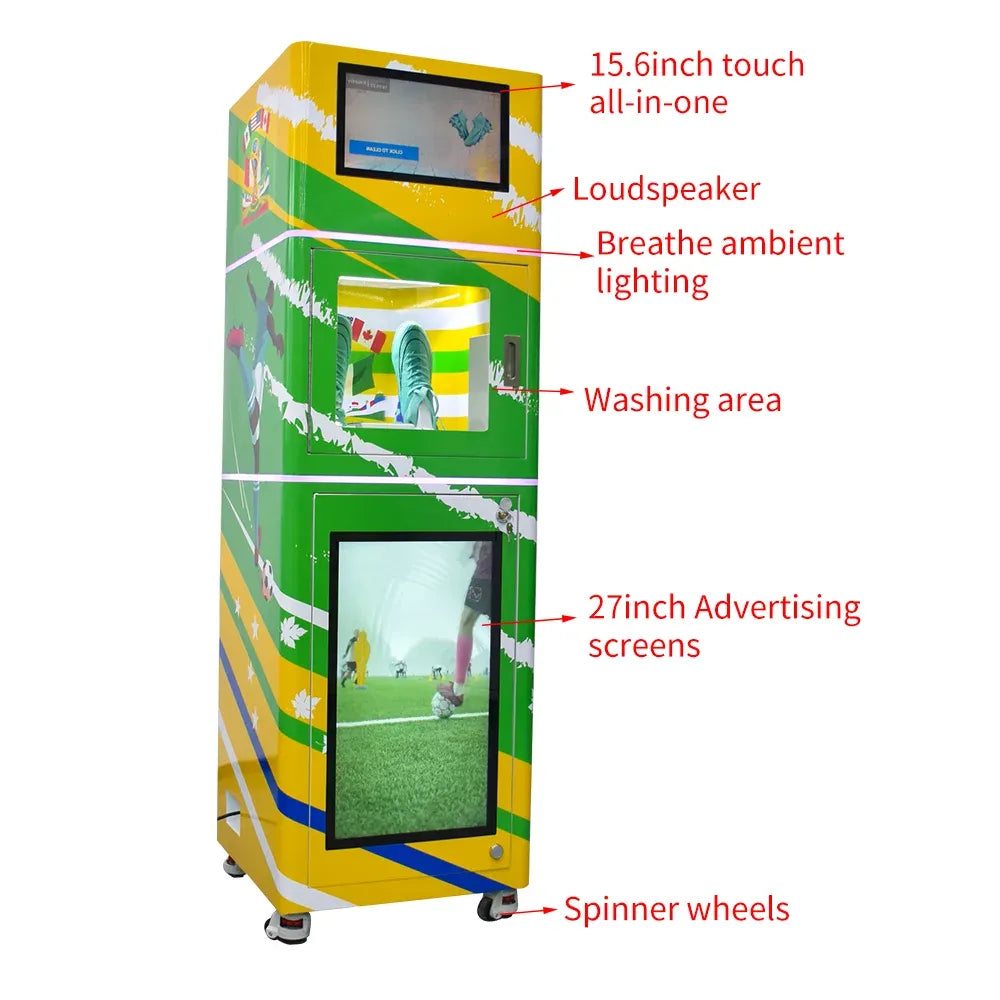 UPUS Smart Commercial Shoe Cleaning Machine with UVC Sterilization