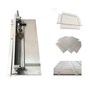 Manual Rigid Box V U Shape Grooving Machine for Cardboard MDF Paper Grey Board Chipboard Slotting Cutting Making Sample Groove