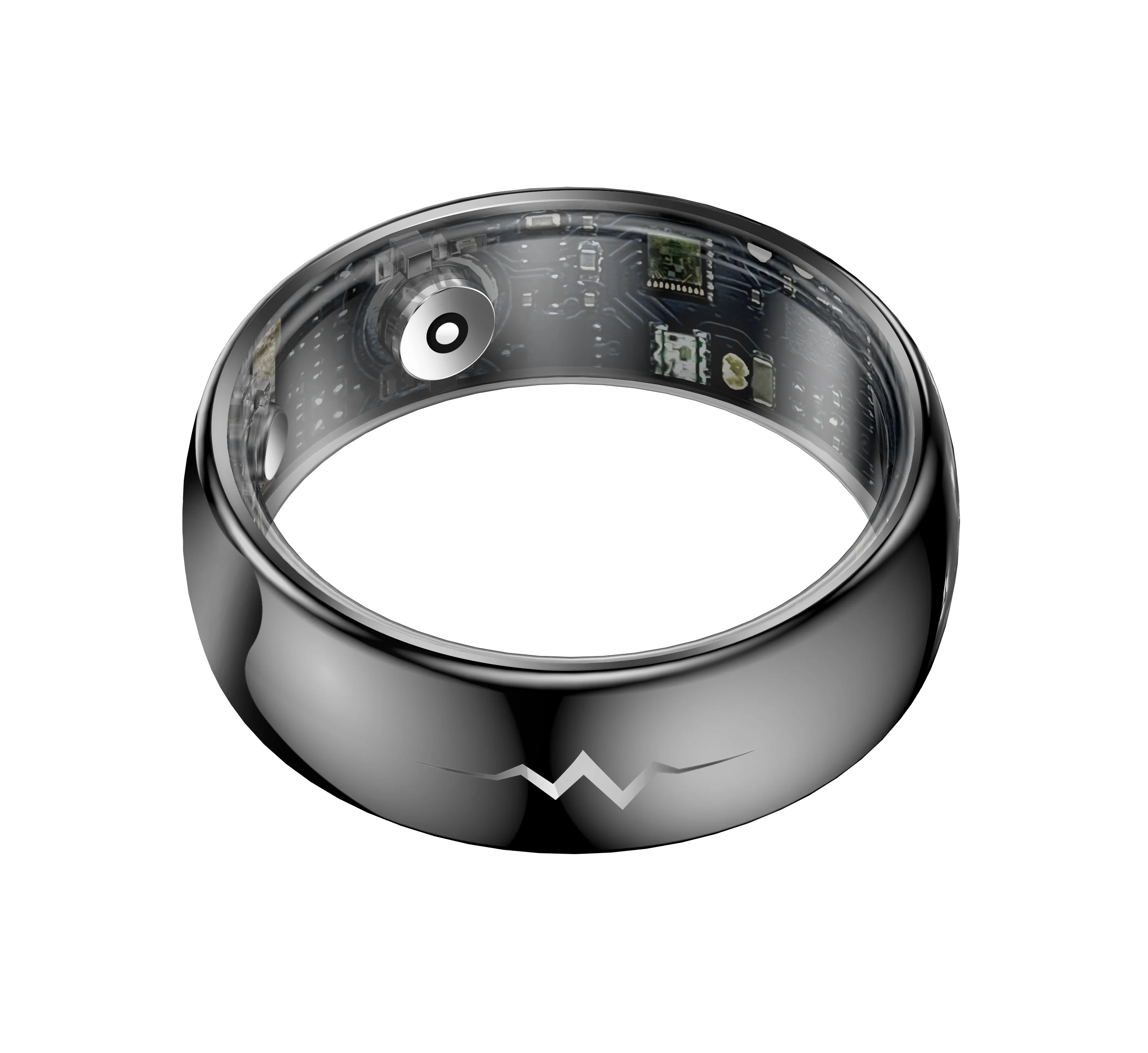 Q520 ECG Smart Ring AI Heart Analysis Non-Invasive Glucose Monitor SpO2 Fitness Tracker Best Selling Smart Ring for Adults Tidesmit