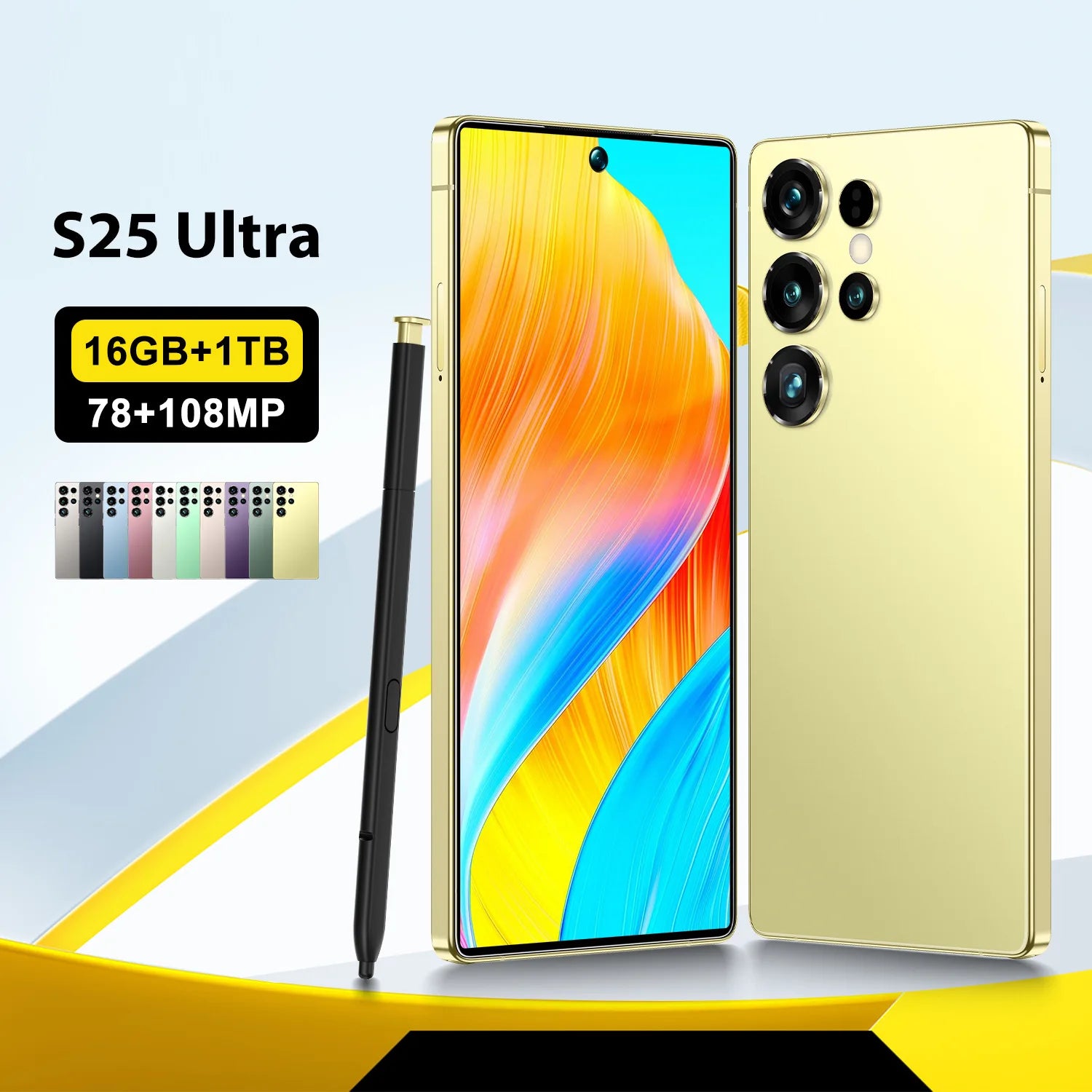 S25 Ultra Professional Videography Smart Phone HD Resolution 4GB+64GB ROM 3-5X Optical Zoom Camera Dual Sim Card CDMA Global - Tidesmit