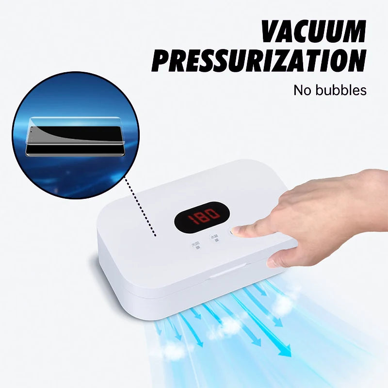 Phone Accessories UV Hydrogel Film Screen Protector UV Lamp Light Vacuum Curing Machine Tidesmit