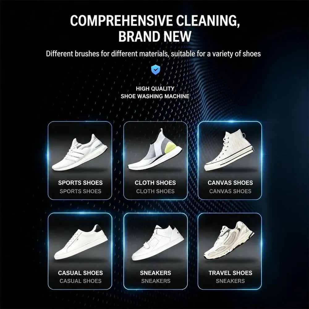 Commercial Shoe Washing and Drying Machine with Steam and Touch Control