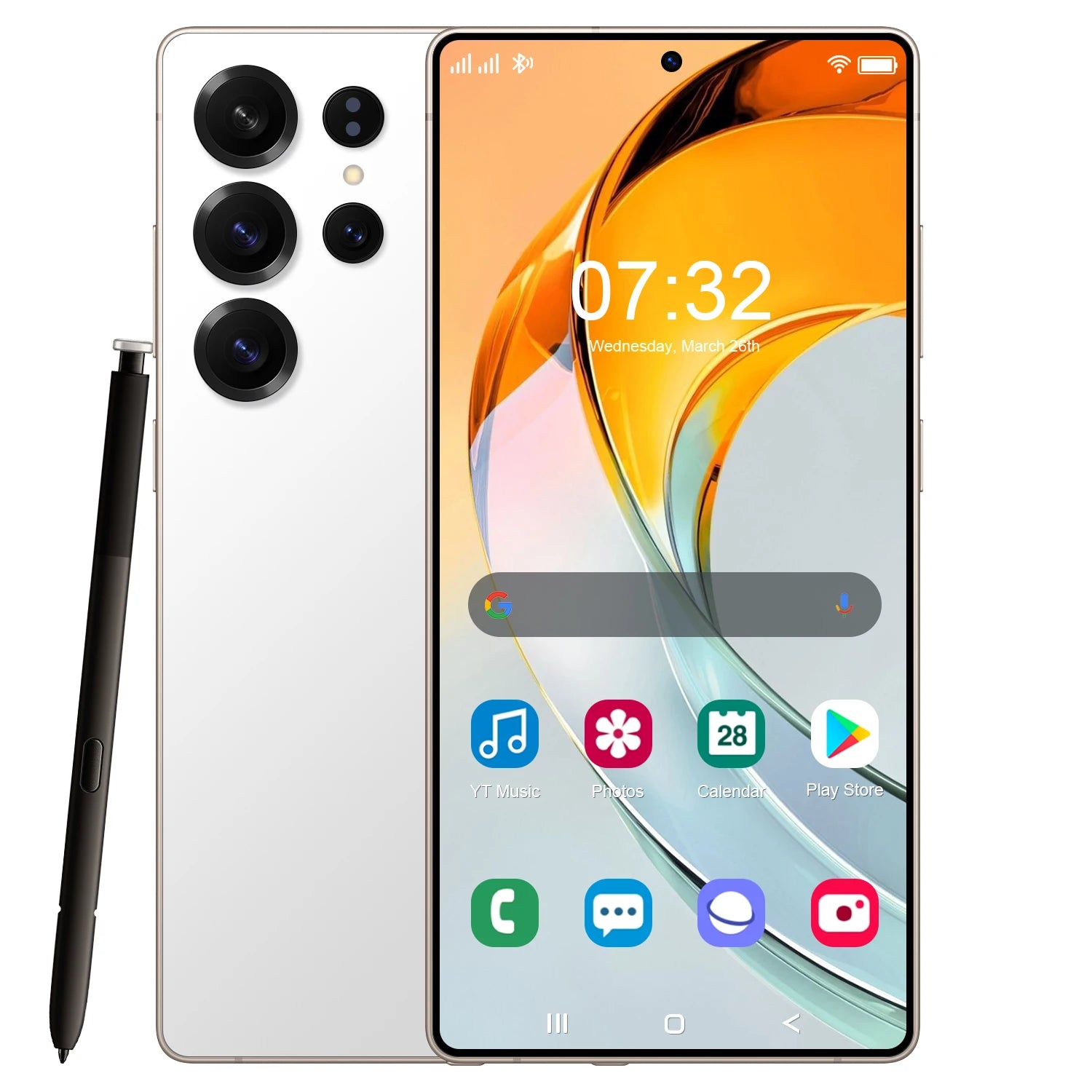 S25 Ultra 5G Smartphone 1TB 16GB RAM - High Capacity Mobile White 16g 1TB Tidesmit