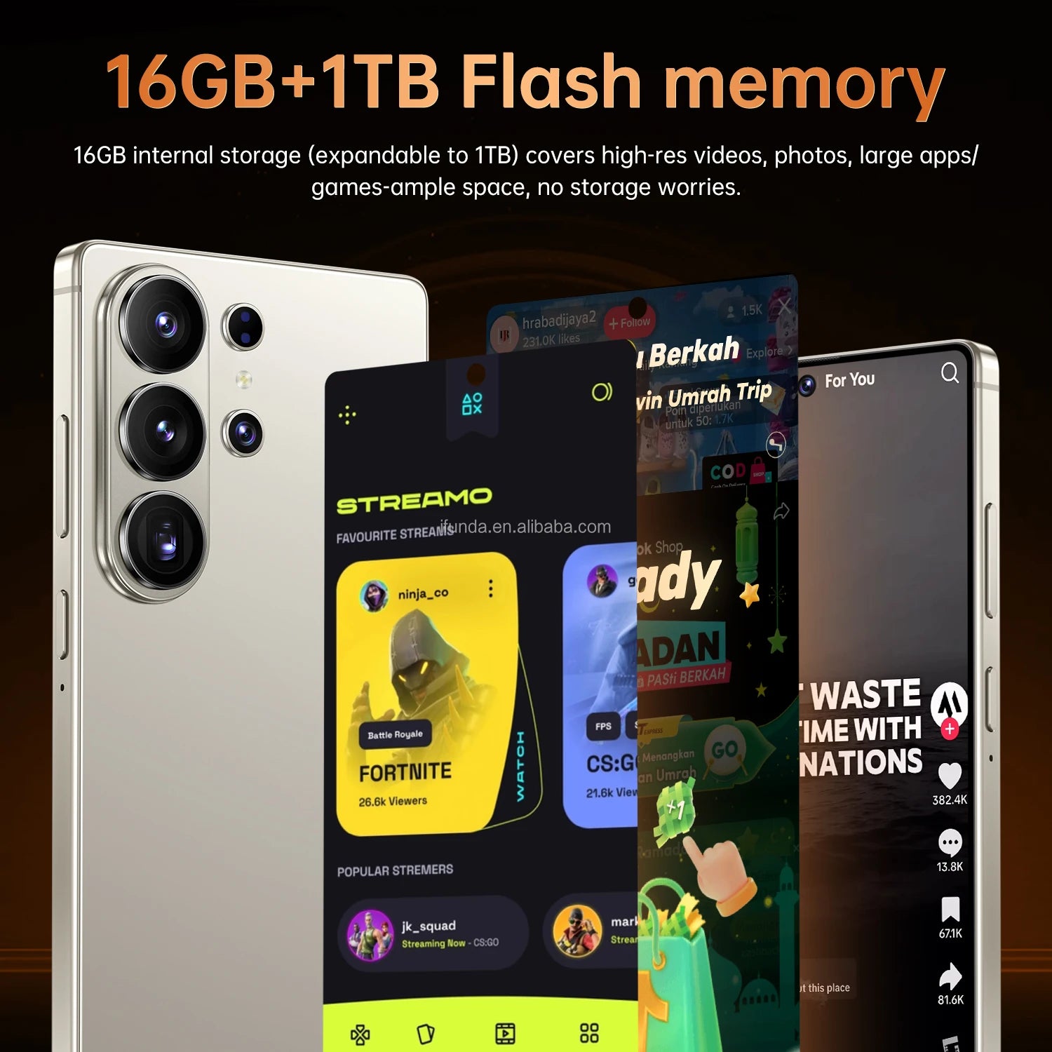 S26 Ultra 5G smartphone with 108MP camera and built-in pen in sleek design for global use