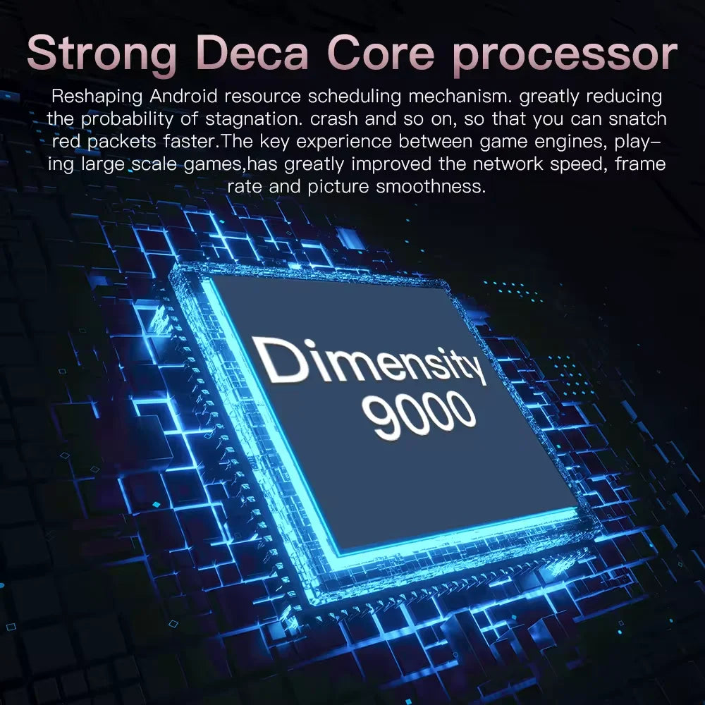 Newest Note30 Ultra Big Screen 5G Android Smart Phone 7.3-inch Water Drop Screen 16GB +1TB Fingerprint Unlocked Mobile Phone - Tidesmit