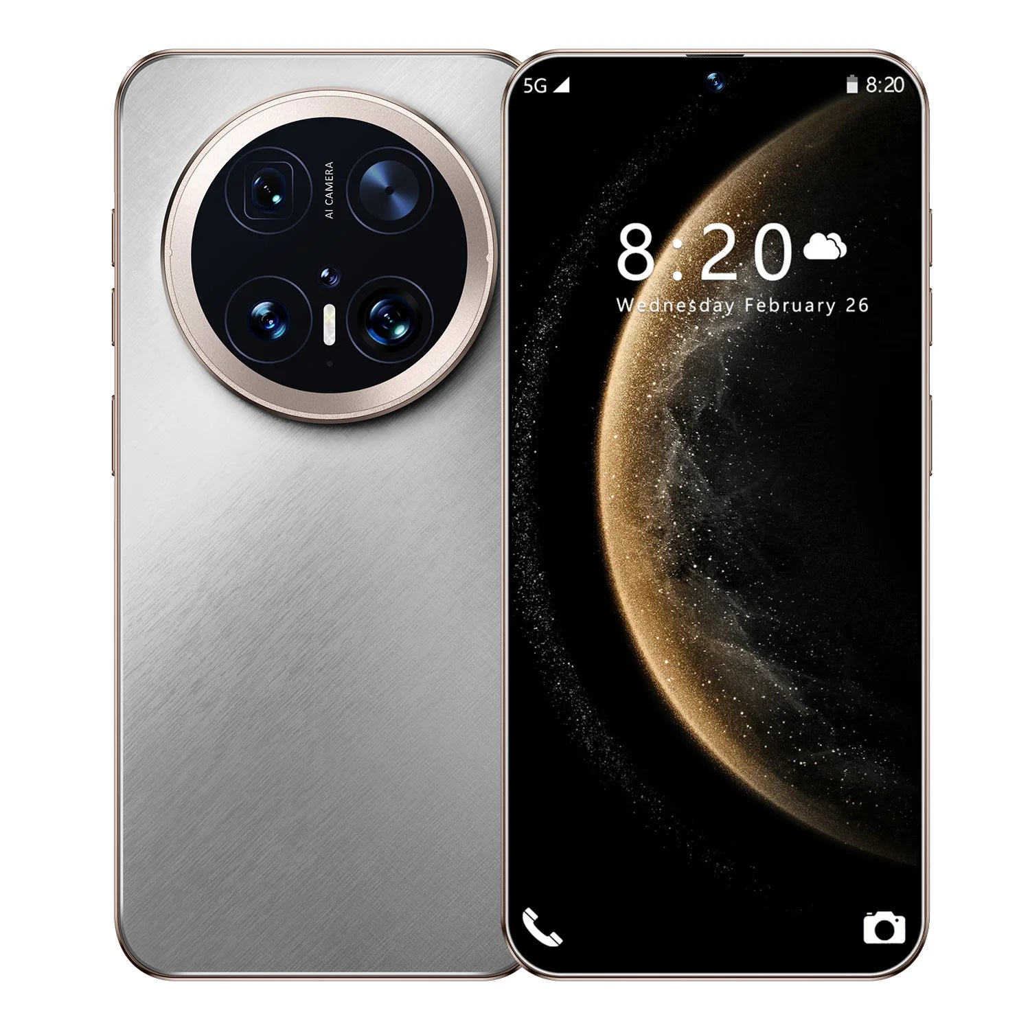Mate 70 Pro 5G smartphone with 7.3 inch HD display, 108MP camera, and 1TB storage in new condition.