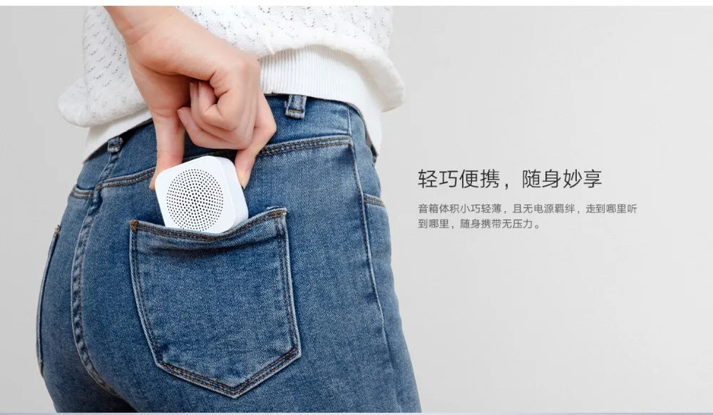 MIJIA XiaoAi Portable Speaker Bluetooth 5.0 Wireless Connection Mini Speaker Charging Speaker Work with Xiaoai Student