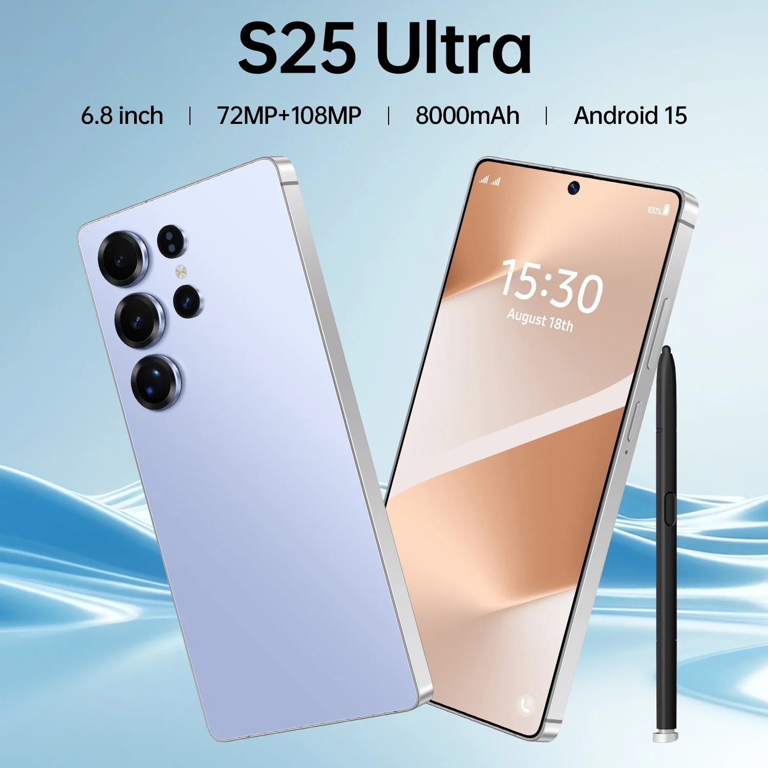 S25 Ultra 5G Smartphone, 16GB RAM, 1TB Storage, Android 15 - Tidesmit Tidesmit