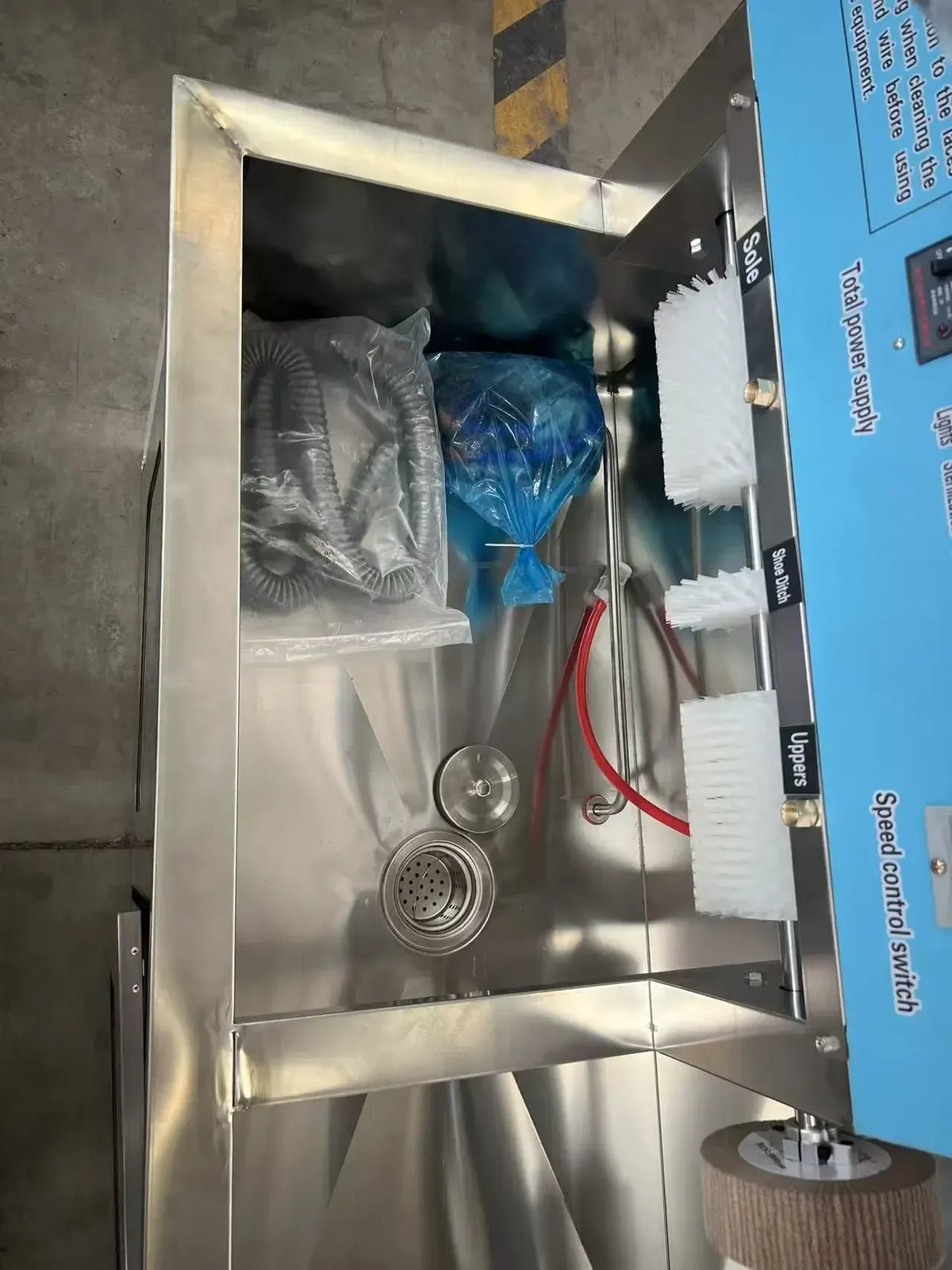 Commercial Shoe Washer and Dryer Combo with Sterilization Box