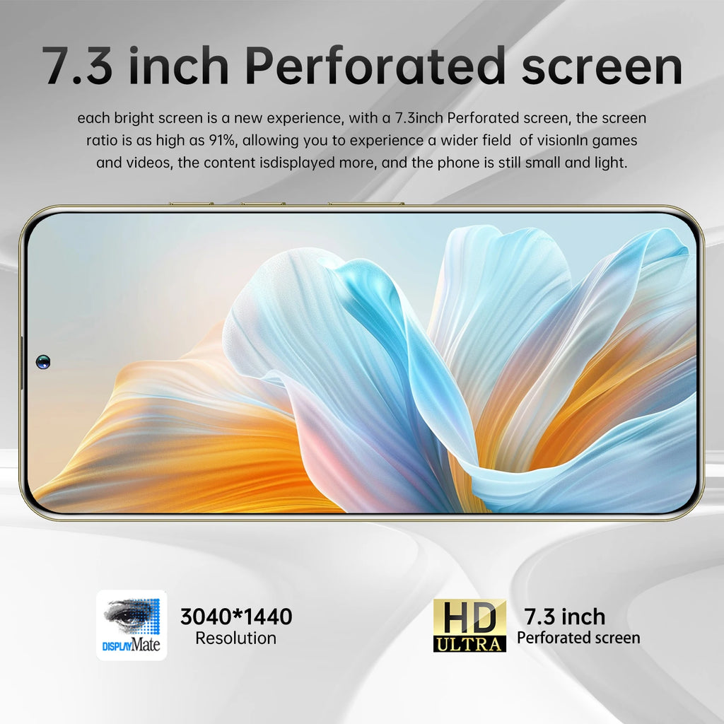 S25 Android 5G smartphone featuring a 108MP HD camera and 1TB storage, shown in side profile view