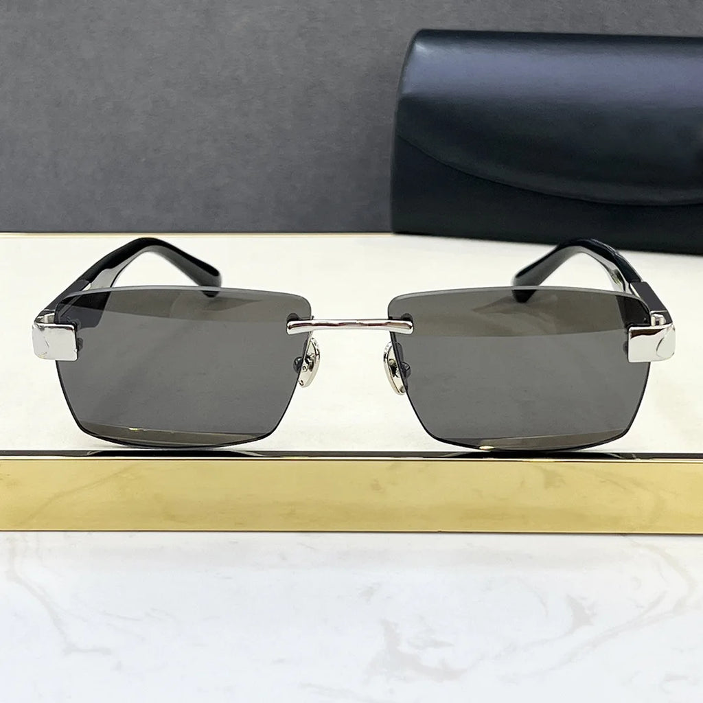 European American Fashion Cross-Border Sunglasses Light Luxury Casual Square Home Frameless Holiday Trendy Style for Men Women