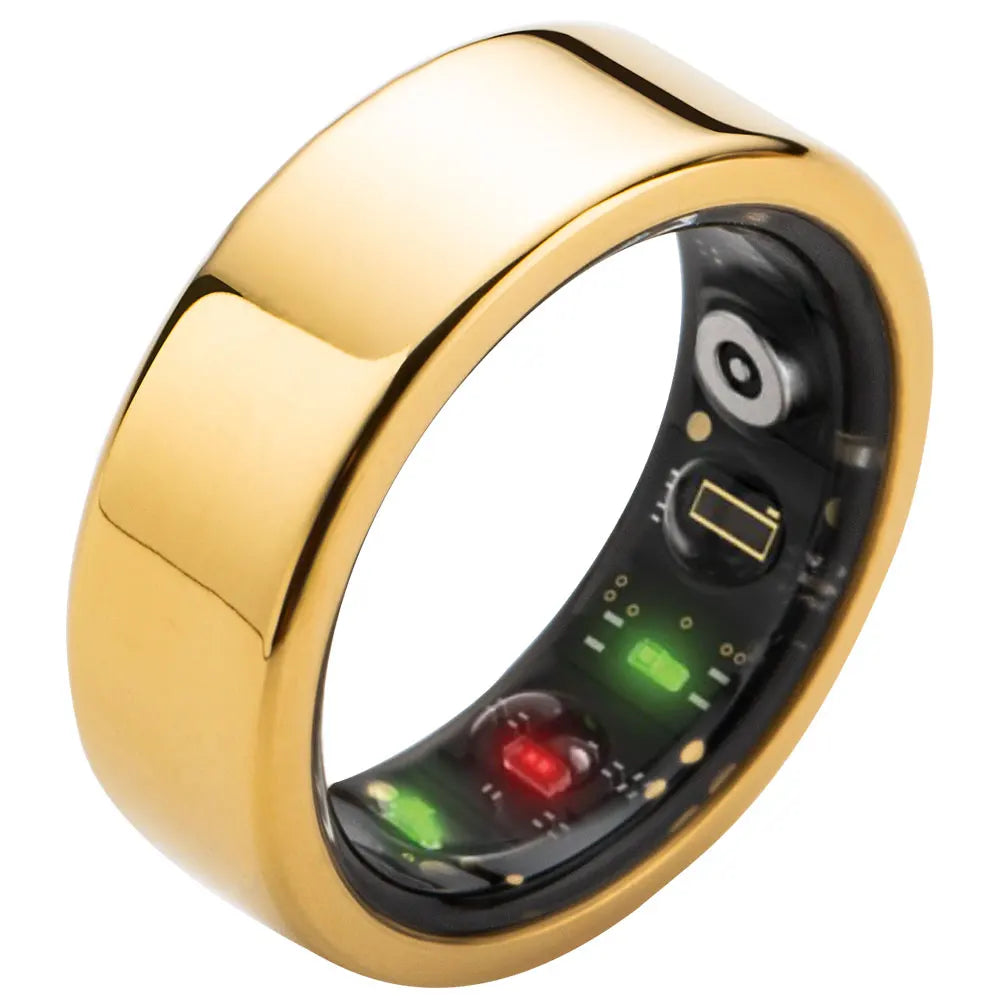 Wholesale Smart Ring Sleep tracker Monitor Finger Health Ring APP Customized Accepted Gold Tidesmit