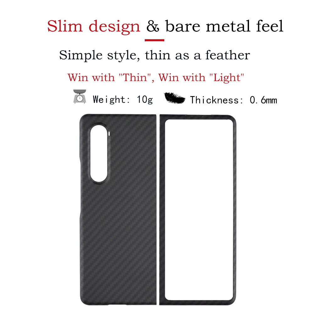 Samsung Galaxy Z Fold 6 Carbon Fiber Case | Ultra-Thin Aramid Cover Tidesmit
