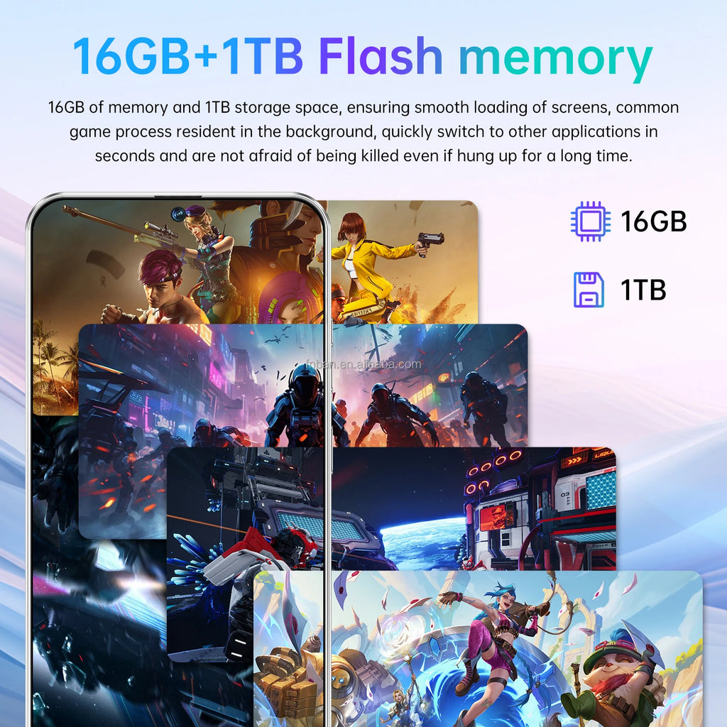 High Quality Camon 40 Pro Original 16GB +1TB Mobile Phone 6800Mah Android 14 Large HD Gaming Custom Global 5G Smartphones - Tidesmit