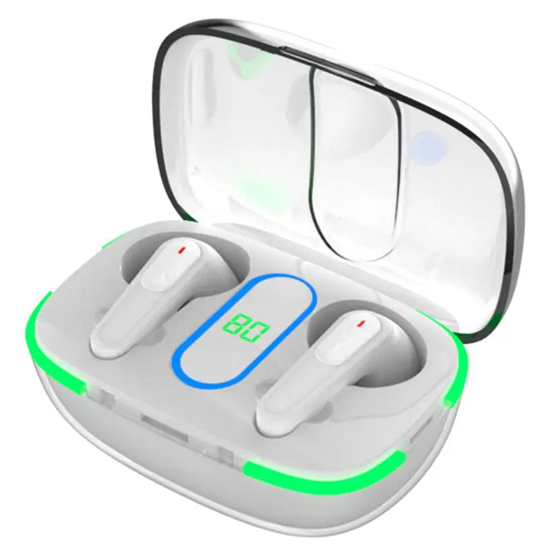 Hot New Gaming Tws Pro70 Bt 5.3 Wireless Earbuds 8d HiFi Bass Stereo Wireless Headsets Music in Ear Headphone Earphones White Tidesmit