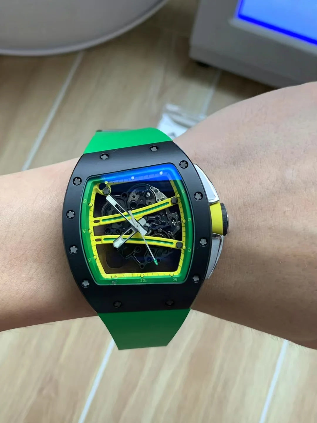 Watch Automatic Mechanical Men Watch Luxury Skeleton Waterproof Fashion Sports High Quality Classic Watch