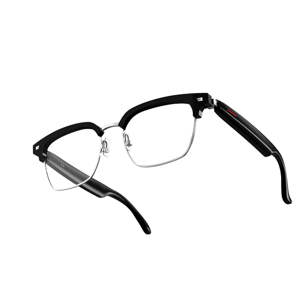 E13-06 Smart Glasses Anti-blue BT Call Gesture Control Waterproof Music Play Voice Assistant Sport Glasses Magnetic Charging Tidesmit