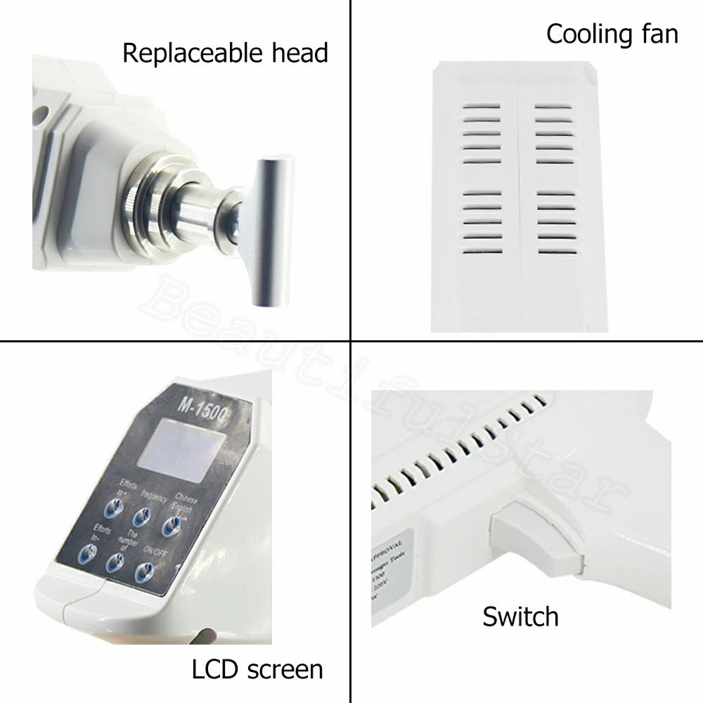 Chiropractic Adjusting Tool 1500N Electric Spine Massager for Recovery Fascia Gun Tidesmit