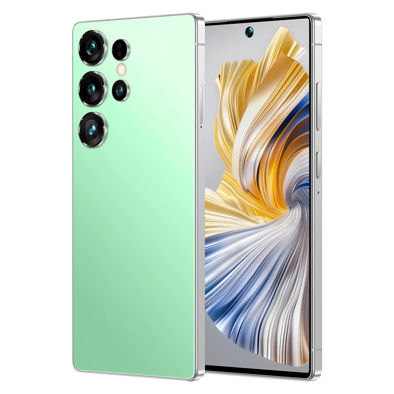 Tidesmit S25 Ultra 5G smartphone with 7.3 inch HD screen, 12GB RAM, and 108MP camera for high-performance gaming