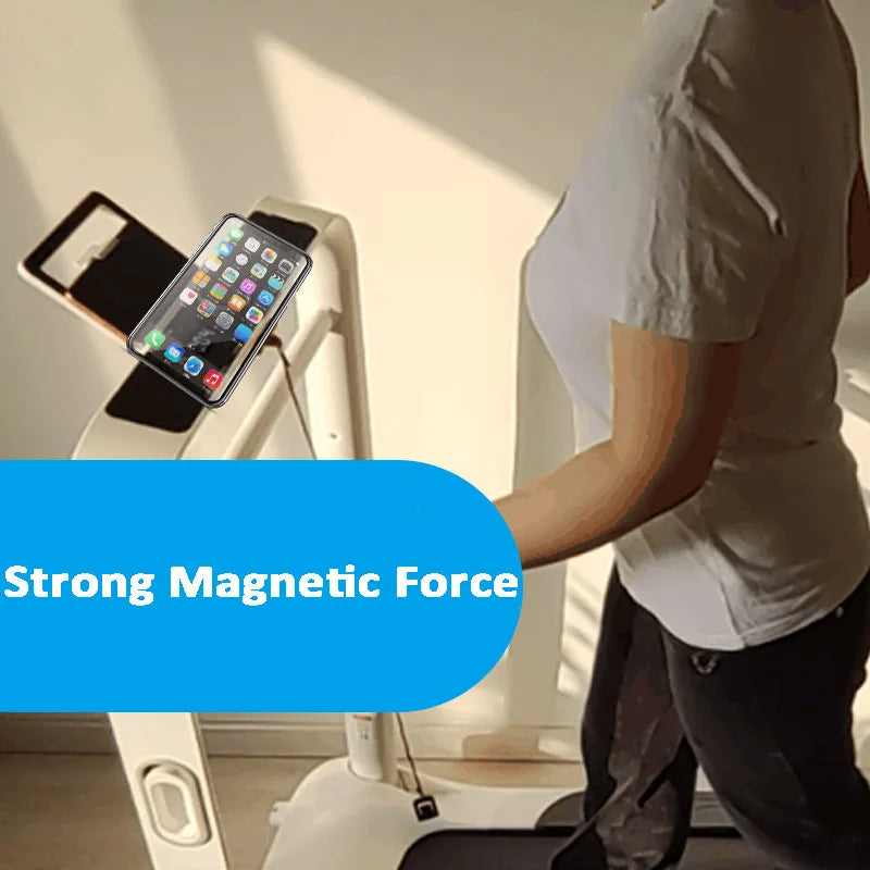 Upscale Nice Design Aluminum Alloy Mobile Phone Fitness Accessories Holder Strong Power Double Magnets Magnetic Phone Holder Gym Tidesmit