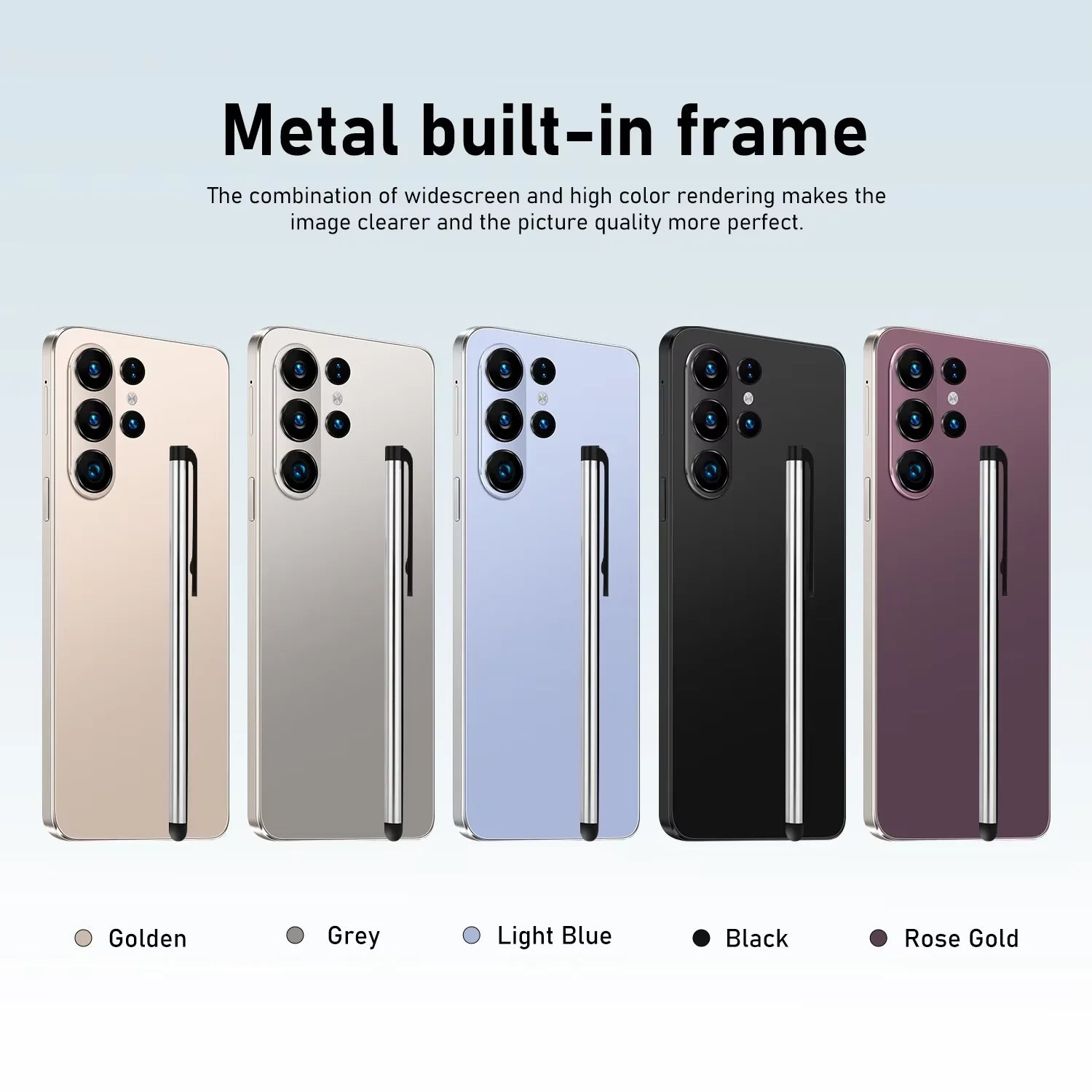 S26 Ultra smartphone with 22GB RAM and 2TB storage, 7.3 inch 144Hz display, unlocked 5G Android 15 dual SIM phone