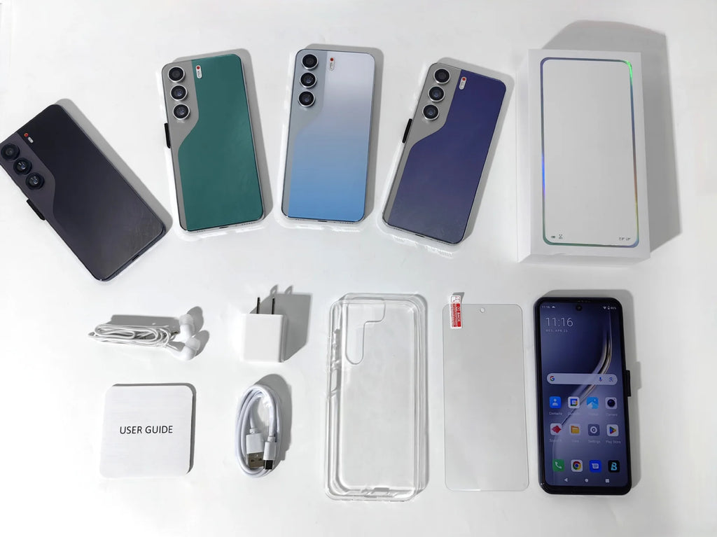 Tidesmit Camon 40 Pro 5G gaming smartphone with 2TB storage and 7.3 inch HD screen in sleek metallic finish