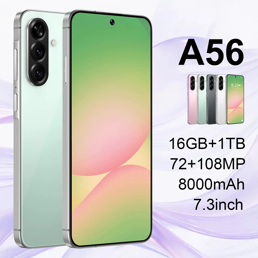 Tidesmit 5G Smartphone, 7.3 Inch AMOLED, 16GB RAM, 1TB Storage Tidesmit
