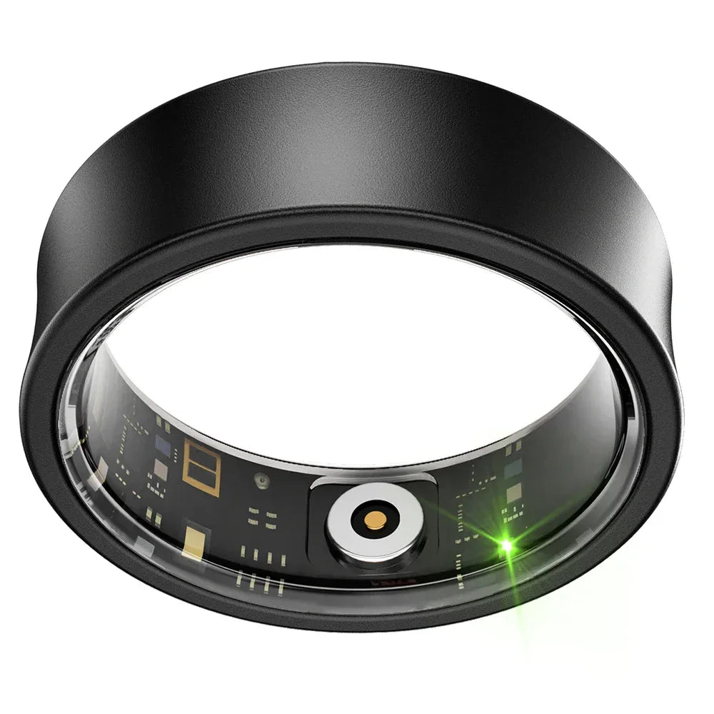 Smart Ring Fitness Tracker with Sleep & Heart Rate Monitoring Waterproof Activity Personalized Coaching Remote Control Function - Tidesmit