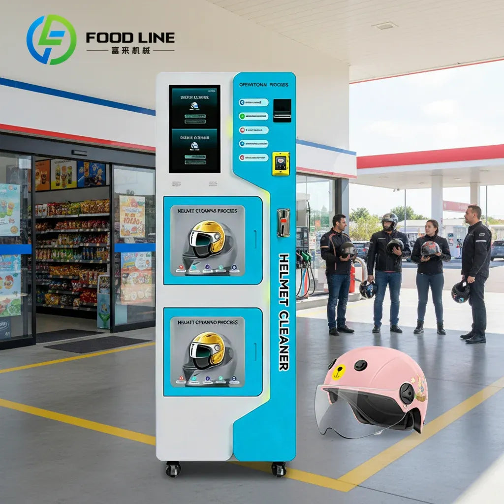 Commercial Dual-Compartment Shoe Washer Dryer Vending Machine